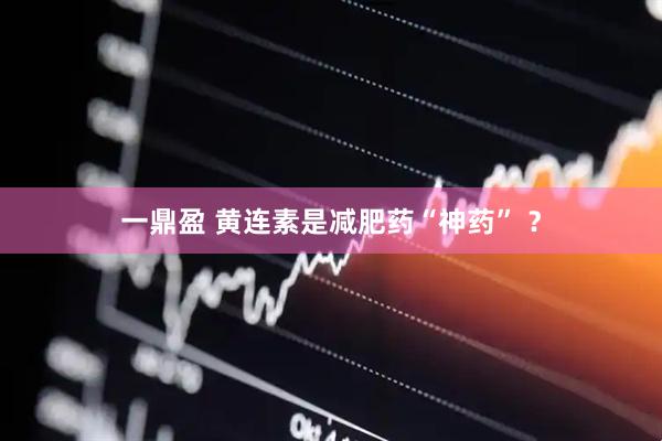 一鼎盈 黄连素是减肥药“神药” ?